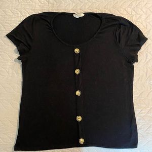 Black Buttoned Woman’s Shirt